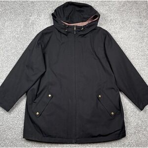 Lauren Ralph Lauren Jacket Women's 2X Reversible Hooded Windbreaker